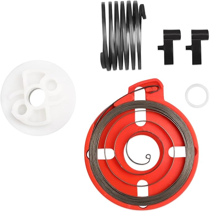 Recoil Pull Start Easy Parts Starting Rewind Spring Repair Kit Compatible with STIHL BG56C BG86C SH86C SH56C Handheld Leaf Blower (Replace #4237-190-06004241-195-35014241-195-20011123-195-7200)