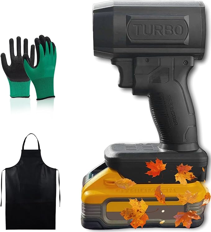 2025 Upgraded Storm Industries Jet Blower 130000 RPM 200 Mph with Double-Blow V2.0 Jet Blower Car Dryer for Patio Cleaning Lawn Care Blowing Leaves (for Milwaukee)