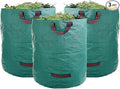 CAMPFIRE 3 Pack 72gallon Garden Waste Bags (H30 D26 Inches) With Handles Heavy Duty Leaf Bags Reusable Lawn Garden Bags And Yard Waste Bags Suitable For Leaf Collectors