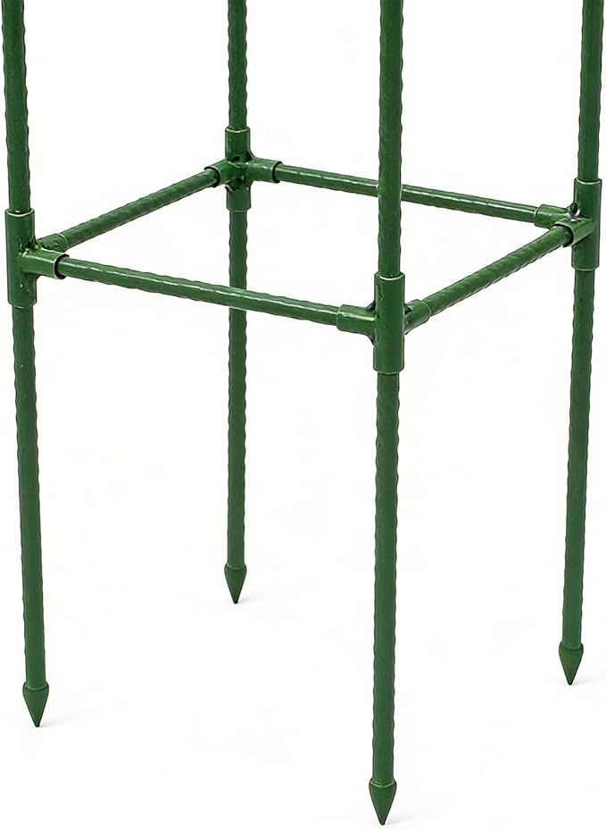 Garden TrellisAdjustable Height Vertical Obelisk Stand - Tall Trellis for Climbing Plants Outdoorfor Balcony House Outside Wedding Vegetable Flower Fruit