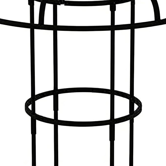 Umbrella Plant Support - Outdoor Vertical Frame for Climbing Vegetation | Weather Resistant Structure Elegant Garden Accent Stable Ground Holder &amp Compact Growing Aid for Pea Bean Tomato Clemati