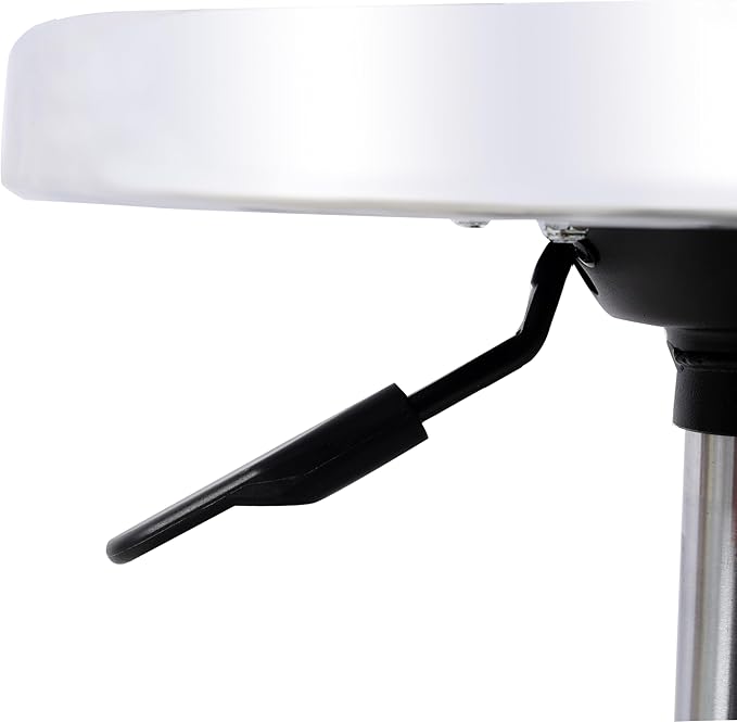 Heavy Duty Hydraulic Shop Stool with 360° Swivel Adjustable Mechanic Seat with Foot Rest 330LBS Capacity for Garage Workshop Industrial Use