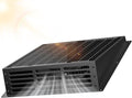25W Solar Fan for Chicken Coop 430CFM Solar Exhaust Fan with IP67 Waterproof Solar Panel-No Wiring Required Easy Install Greenhouse Fan for Shed AtticBarn Dog House