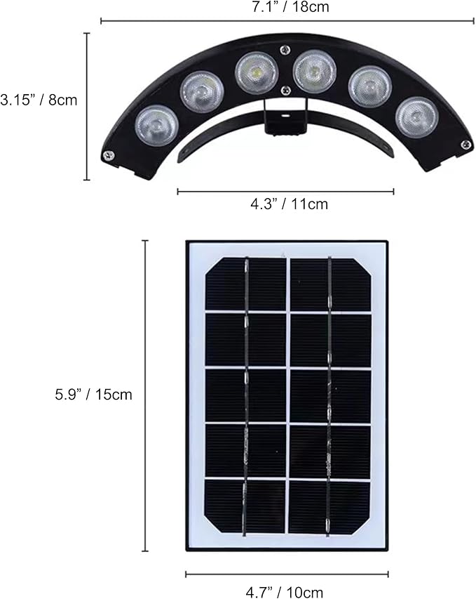Kiven 5W LED Indoor/Outdoor Waterproof Spotlight Cordless Solar Porch Light Rechargeable Accent Light for Plants Porch Garden Rooftop(Warm White)