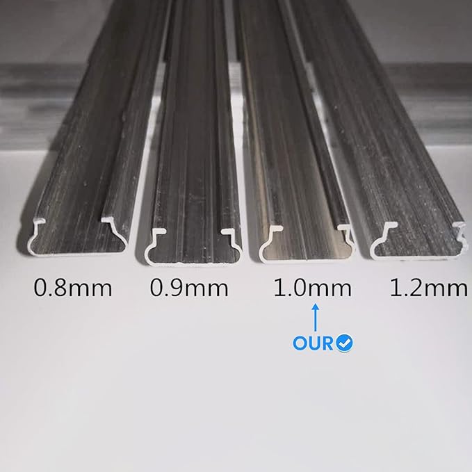 6.6 FT Greenhouse Lock Channel and Spring Wire Kit20 Set PVC-Coated Wires and Aluminum Channels for Poly Film/Shade Cloth Attachment System20 Set