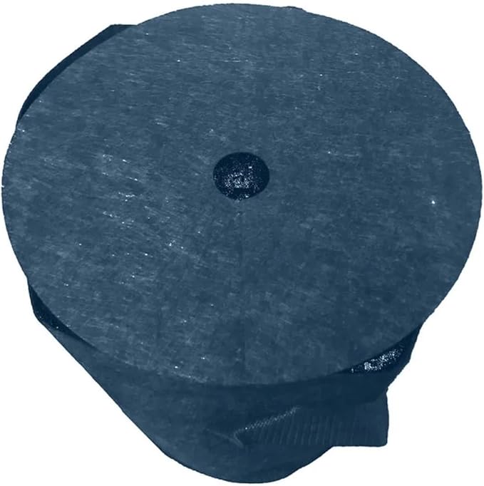 10pcs Black Round Ground Cover Control Fabric Mulch Non Woven Barrier Mat Outdoor Garden(52x6cm)