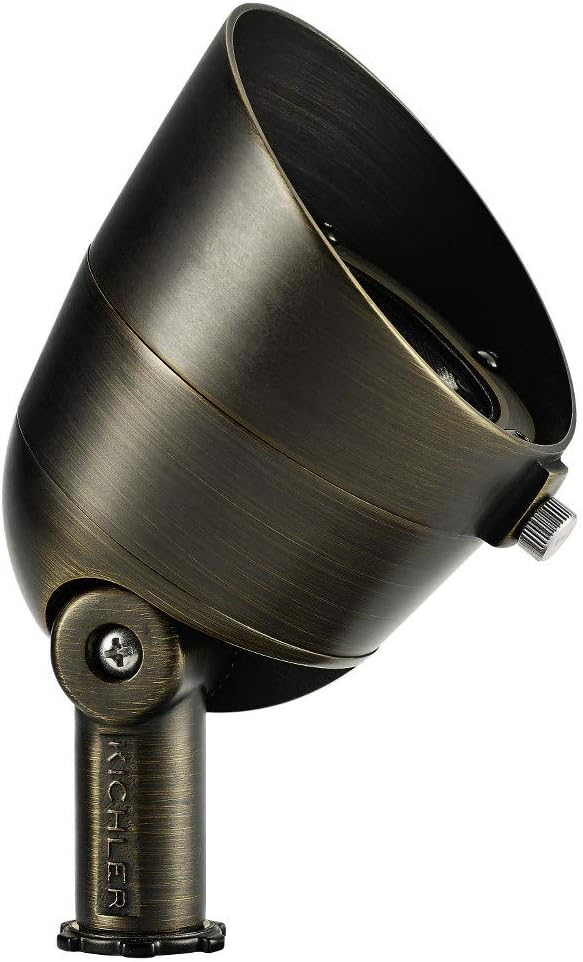 Kichler 16156CBR30 Transitional Accent from Landscape LED Collection in Brass Finish 3.50 inches