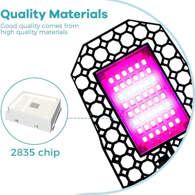 200W LED Planting Lights E26/E27 Hydroponic Fill Lamp 100-277V Seedlings Cultivation Lamps UV/IR Red Blue Grow Light Deformable Succulent Greenhouse Tent Vegs Fruits Flowers Potting Moss Lighting
