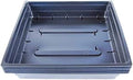 Living Whole Foods Plant Germination Drip Trays - Pack of 100-10 by 10 Black Plastic Greenhouse Growing Trays with No Drain Holes - for Seedlings Microgreens Wheatgrass More