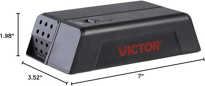 Victor M250S Indoor Electronic Humane Mouse Trap - No Touch No See Electric Mouse Trap