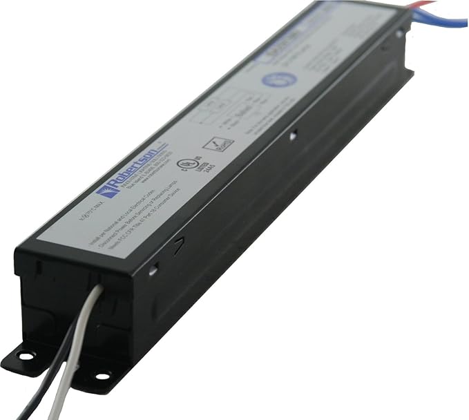 Robertson 1P20124 OEM-Pak of 10 Fluorescent eBallast for 1/2 F96T8 Linear Lamps Instant Start 120-277Vac 50-60Hz Normal Ballast Factor HPF Model ISA259T8MV /A