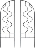 FT-42S Primrose Side Panels Support Wrought Iron Garden Trellis for Climbing Plants