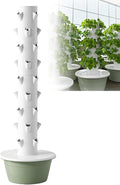 hydroponics Growing System kit Vertical hydroponics Growing System kit aeroponic Tower Garden hydroponic aquaponics aeroponics Towers Plant for Vegetables (Green 9Layers)