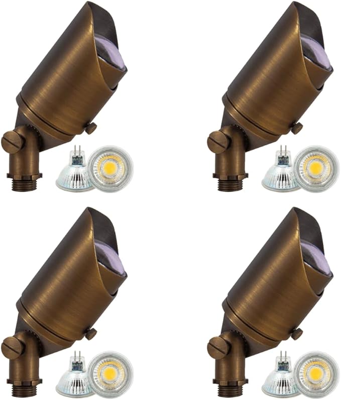 SPB05 4x/8x/12x Package LED Landscape Low Voltage Spotlight Adjustable Outdoor Lighting