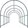 BenefitUSA Large Walk-in Garden Plant Arch Greenhouse Replacement Frame for Flowers/Fruits/Vegetables/Party (13 x 7 x 7.2ft)