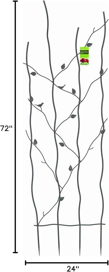 Gardman R543 Nature Metal Trellis 24 Wide x 72 High Brown 70 H
