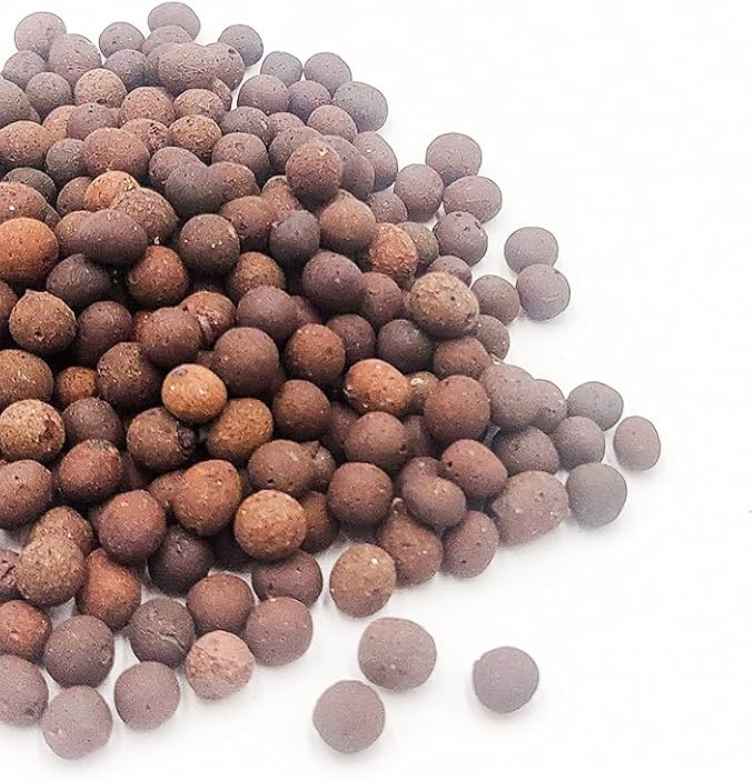 Clay Pebbles for Indoor Plants Hydroponics Soil Conditioner 5-10 mm 5 LB (5-10mm（20 lb）)