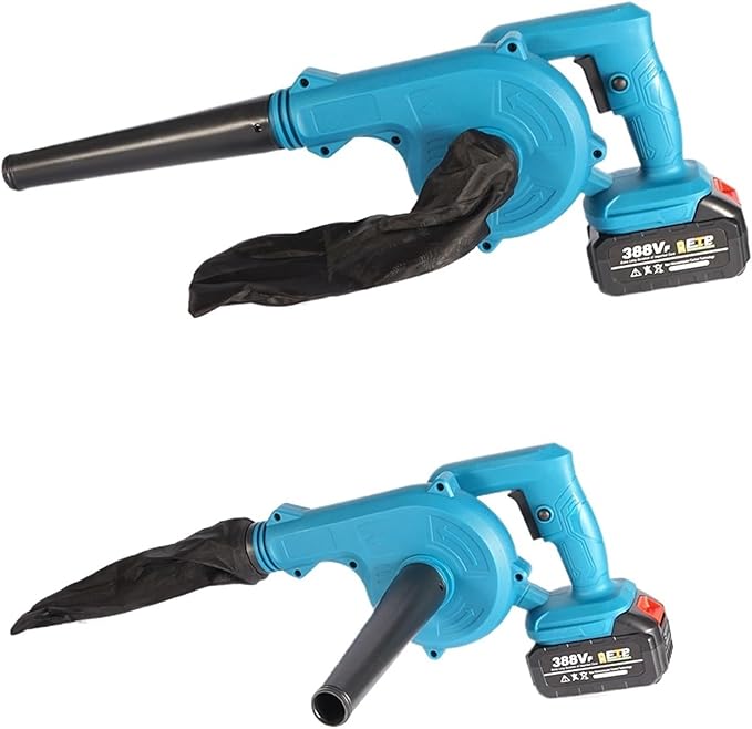 Cordless Electric Air Blower 2 in 1 Air Blower&ampSuction Handheld Leaf Computer Dust Collector Cleaner