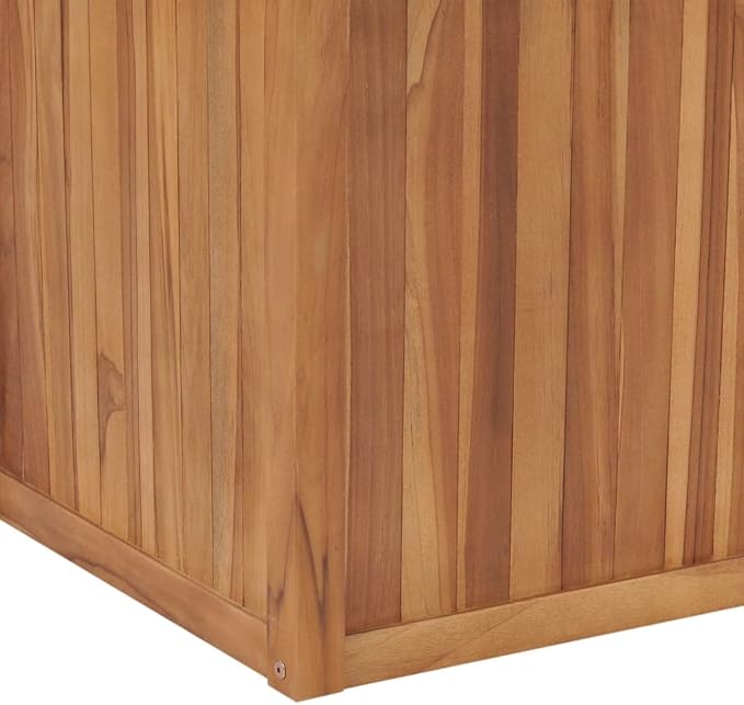 Outdoor Wooden Raised Garden Bed Planter Garden Box Raised Planter Raised Beds for Garden Flower Herb Vegetable 39.4x19.7x19.7 Solid Wood Teak