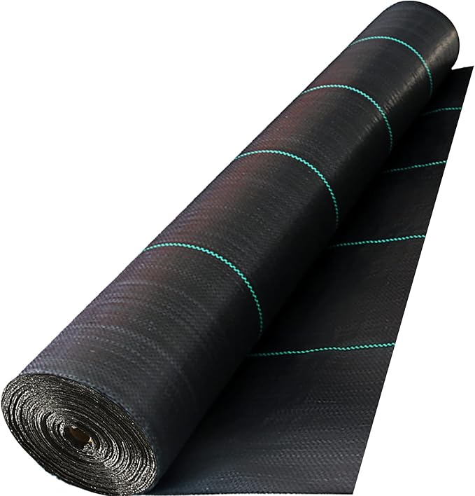 Happybuy Driveway Fabric 13x108ft Commercial Grade Landscape Fabric Garden Weed Barrier Fabric Heavy Duty Geotextile Fabric Underlayment Gravel Ground Cover Drainage Fabric Weed Control Blocker