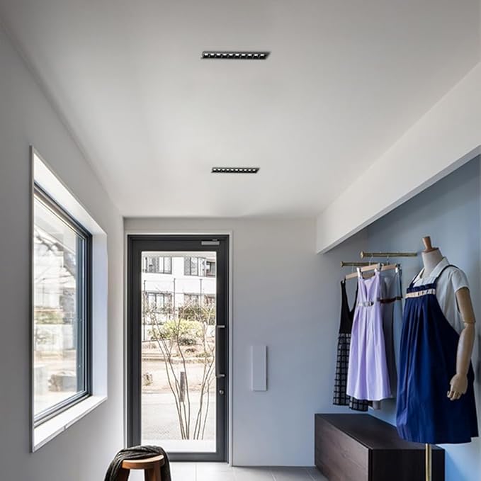 Spotlight Square Flush Mount Accent Spotlighting Fixture Linear Directio l Spotlights Hallway Lamps Indoor for Living Room Office