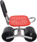 HEEPDD Rolling Garden Seat with Wheels Adjustable Cart Stool for Planting Outdoor Patio Lawn Yard