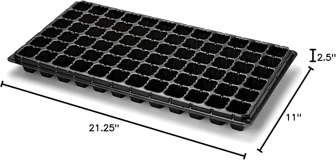 Bootstrap Farmer 72 Cell w/ 1020 Tray - 10 Pack Combo - Extra Strength Starting Trays for Planting Seedlings Propagation Germination Plugs