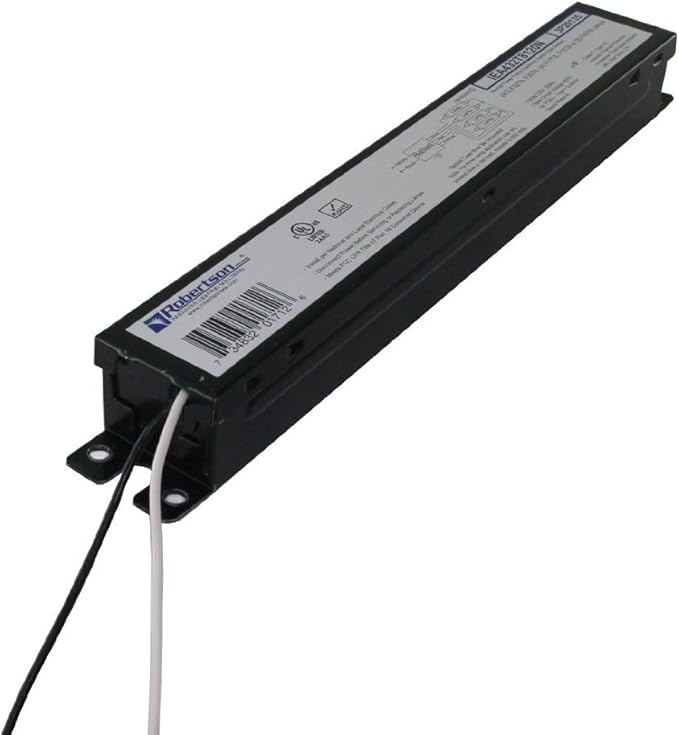 Robertson IEA432T8120N (1P20135) Electronic Fluorescent Ballast for 3 or 4 T8 Fluorescent lamps between 17W-32W (F17T8 through F32T8) or 3 F40T8 Lamps Instant Start 120V (Qty 10)
