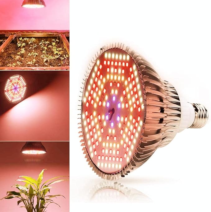 Full Spectrum Clip Plant Growing Lamp LED Grow Light with White Red Blue Warm White LEDs for Indoor Plants