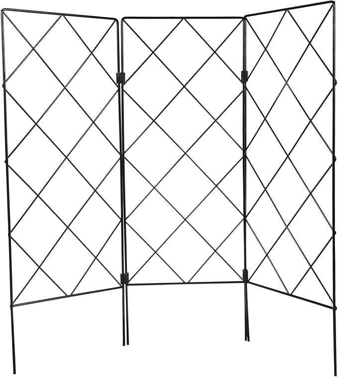POPETPOP Gardening Support Bracket for Plant Stakes Faux Plants Outdoor Stand Moss Poles Climbing Rack Garden Trellis