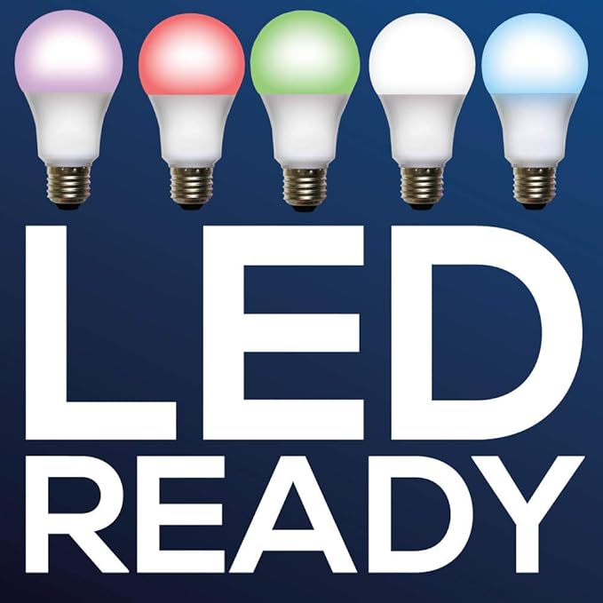Miracle LED Greenhouse in a Box Grow Kit for Indoor Plants - Includes 4 Ultra Grow Red 150W Replacement Grow Light Bulbs &amp 1 4-Socket Corded Light Fixture