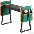 Garden Kneeler and Seat Folding Garden Stool with Thick EVA Pad Heavy Duty Garden Bench with Tool Pouches for Gardening Yard Work
