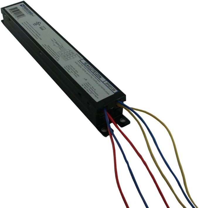 Robertson IEA432T8120N (1P20135) Electronic Fluorescent Ballast for 3 or 4 T8 Fluorescent lamps between 17W-32W (F17T8 through F32T8) or 3 F40T8 Lamps Instant Start 120V (Qty 10)