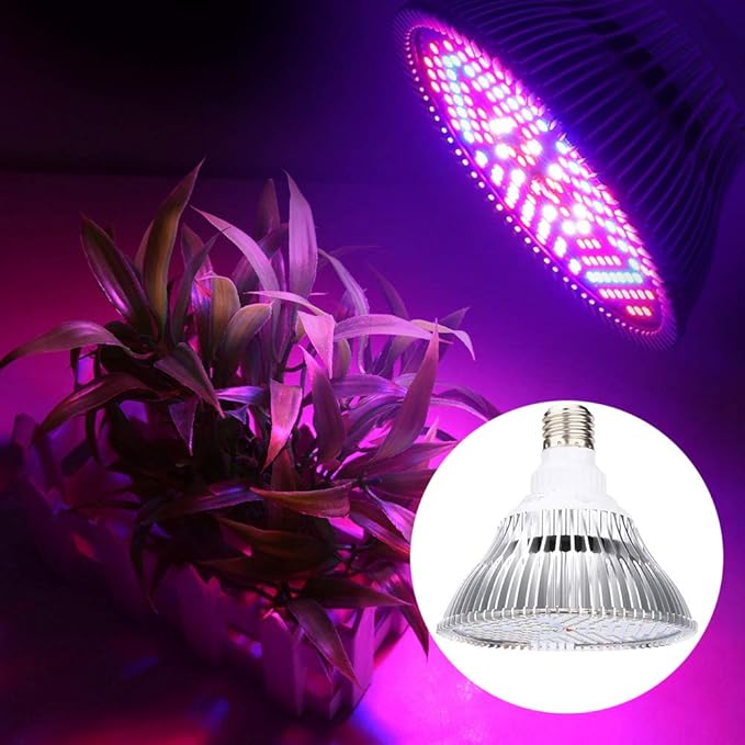 150LED 100W E27 Plant Grow Light Lamp High Efficiency Growth for Greenhouse Hydroponic Plants