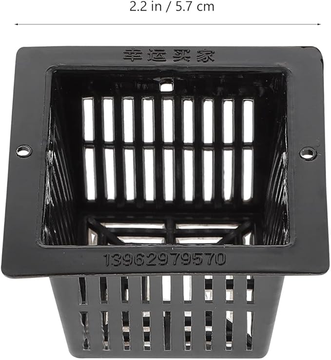 Hydroponic Equipment 10 Pcs Flower Pots Indoor Plants Nursery Planter Starting Net Hydroponic Plastic Tower Indoor Garden
