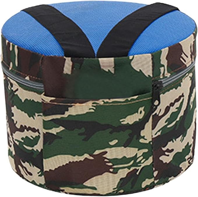 Garden Wearable Stool Outdoor Fishing Chair Portable Gardening Cushion Chair Lightweight Camping Stool Workseat for Planting Farm 25cm Foam