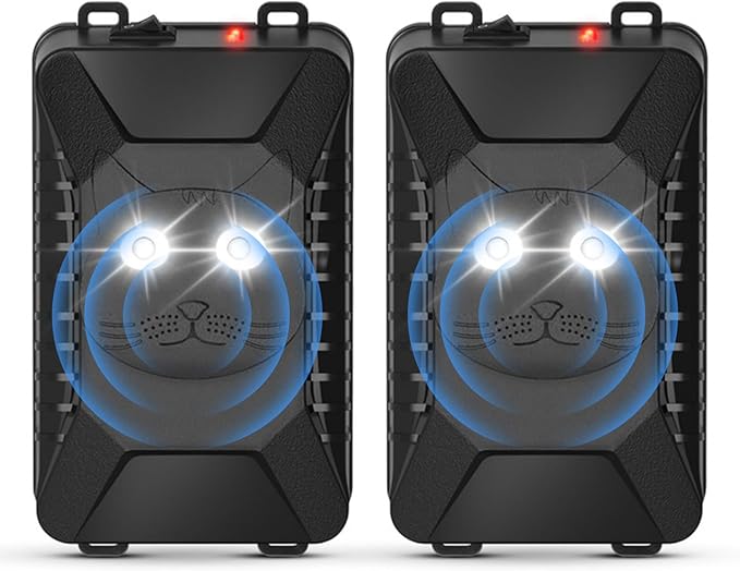 2026 Upgraded Rodent Repellent for Car Engines Ultrasonic Mouse Repellent Plug-in Battery Operated Car Rodent Repellent Under Hood Keep Mice Rat Squirrel Out of Car Attic Garage Barn2 Pack