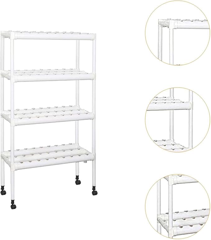 Hydroponic System Grow Kit Garden Planting High Yield Hydroponic Growing System for Leafy Vegetables Gardening Mint