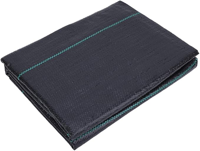 Anti Weed Garden Ground Fabric Weed Control Barrier Landscape Cover Heavy Duty PE Material with Excellent Water Permeability Durable Weed Prevention Cloth for Gardening Lawn an (1*10 meters)