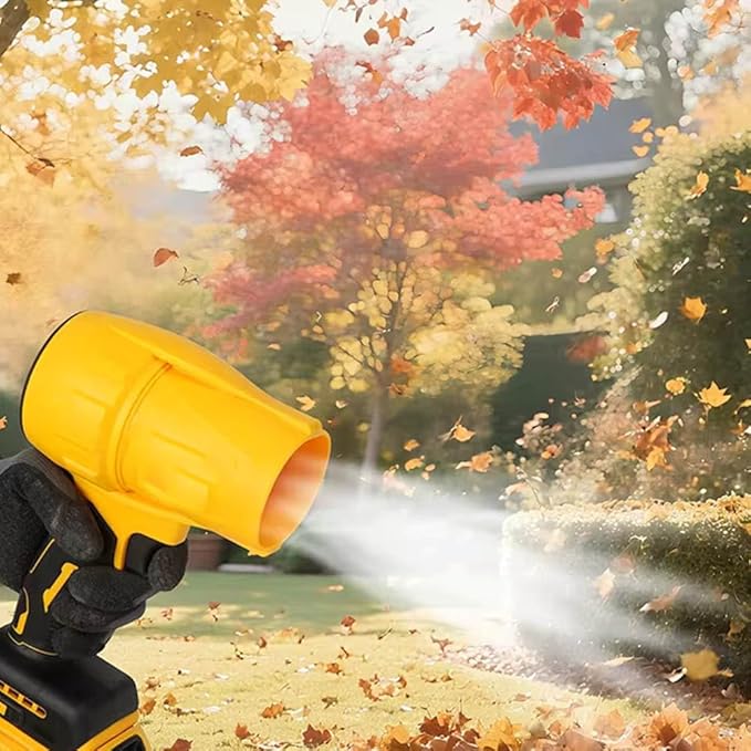 Brushless Leaf Blower for DEWALT 20V Battery Cordless High-Speed Handheld Air Blower Jet Fan Design for Patio Cleaning Lawn Care Blowing Leaves/Dust (No Battery &amp Charger Included)