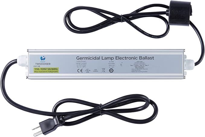HQUA-TWS-5595EB 110-120V 40-90W Electronic Ballast Only fit for HQUA-TWS-12 UV Water System 800ma UV bulb UL listed