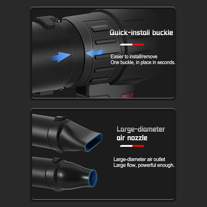 Compressed Air Duster Mini Turbo Violent Fan Handheld Cordless Leaf Blower 35000RPM Portable Electric Rechargeable Blower for Lawn Patio Car Home