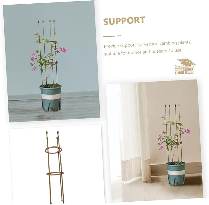 SUPVOX Flower Climbing Frame Durable Plant Trellis for Garden Support Outdoor Balcony and Courtyard Versatile Design for Vines and Climbing Plants Height