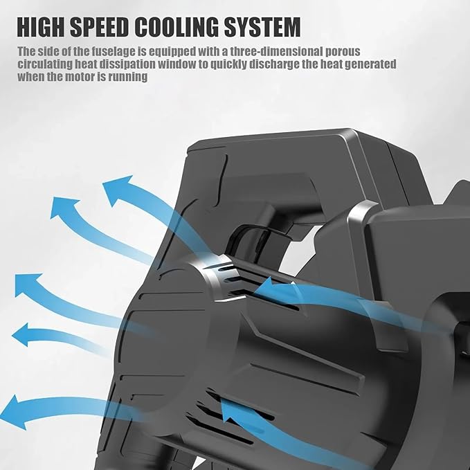 2-in-1 Blower&amp Suction Air Blower Electric Leaf Blower Brushed Dust Sweeper for Home Garden Pet Hair