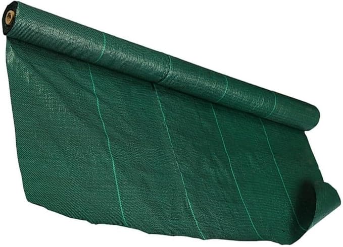 Folded Ground Cover MembraneWeed Membrane Weed Barrier Fabric Weed Control Membrane Green Geotextile Fabric Ground Cover Garden Weed Barrier Landscape Fabric(3x65Ft/1x20m)