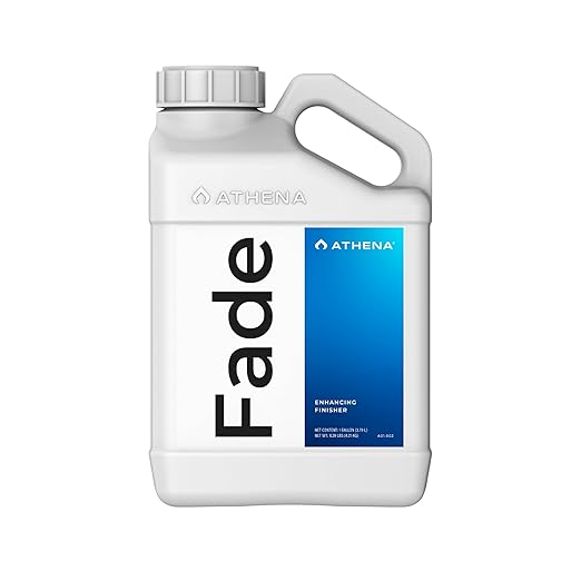 Athena Fade Nitrogen-Free Finishing Flush for Plants – Supports Ripening and Boosts Terpene Production | Enhancing Finisher – 1 Gallon