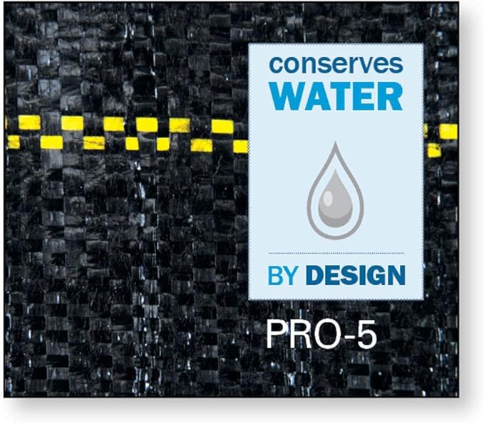 Dewitt Pro-5 Weed Barrier Fabric 5 oz 4x250 &amp 5x250 Feet – Heavy-Duty Woven Landscape Ground Cover Mat for Raised Garden Bed Greenhouse Gardening Outdoor Landscaping and Commercial Planting