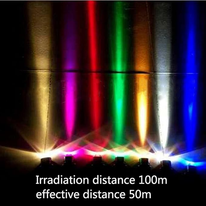 Landscape Lights - Rotation Spotlight 10W Outdoor Wall Lamp Led Beam Light IP65 Waterproof Narrow Beam Spotlight 180° Adjustable Bracket Ground Light(Red10W(12V))