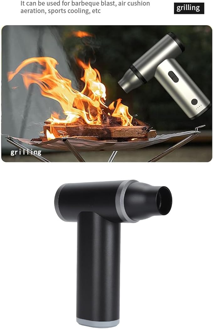 Mini Blower Powerful Turbo Long Battery Life 180min Home Outdoor Blower 110000 RPM Aluminum Alloy Materia
