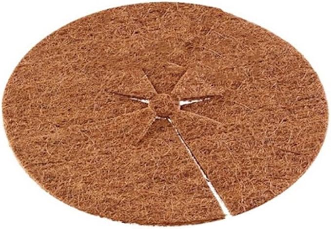 1pcs Coco Coir Plant Cover Mulch Mat Weed Control Fabric for Flower Pot Rings Coconut Tree Trunk Protector Planter Root Protection (Size : 30x30cm)